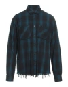 Amiri Man Shirt Deep Jade Size S Cotton In Green