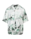 Amiri Man Shirt Green Size L Silk