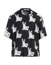 Amiri Convertible-collar Printed Silk-twill Shirt In White