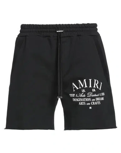 Amiri Man Shorts & Bermuda Shorts Black Size L Cotton