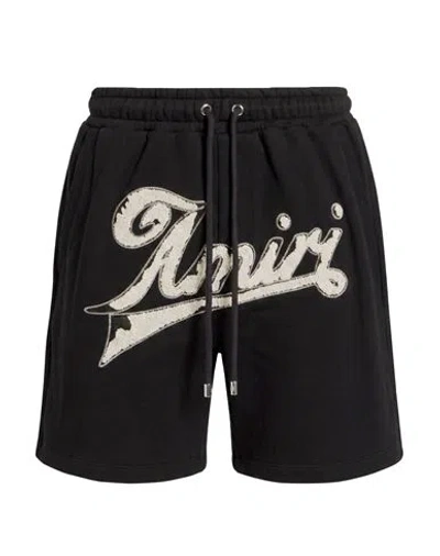 Amiri Man Shorts & Bermuda Shorts Black Size L Cotton