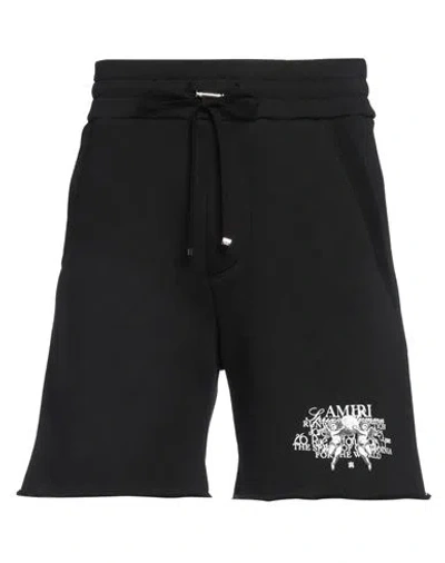 Amiri Man Shorts & Bermuda Shorts Black Size S Cotton