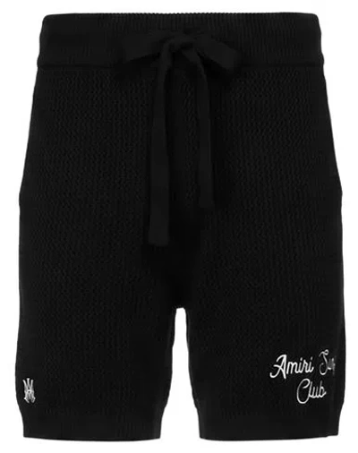 Amiri Man Shorts & Bermuda Shorts Black Size S Cotton