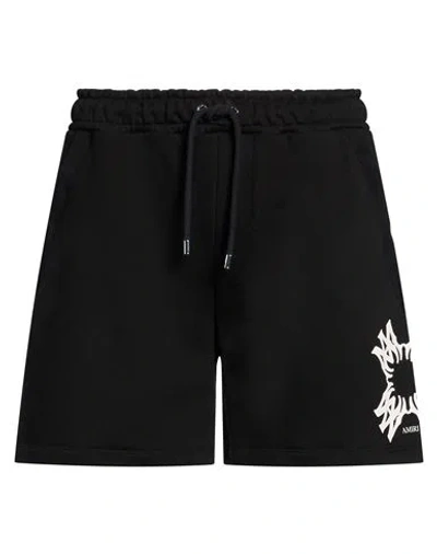 Amiri Man Shorts & Bermuda Shorts Black Size Xl Cotton