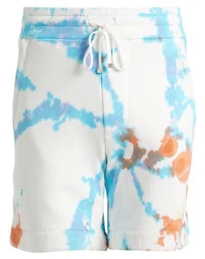 Amiri Man Shorts & Bermuda Shorts Blue Size M Cotton