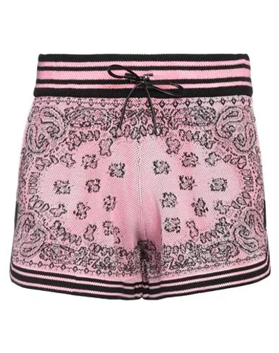 Amiri Man Shorts & Bermuda Shorts Pink Size L Cotton
