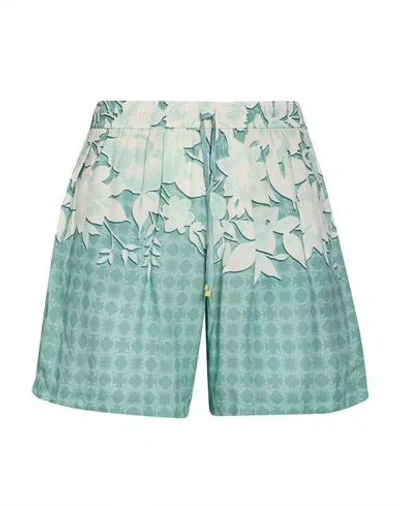 Amiri Man Shorts & Bermuda Shorts Turquoise Size Xl Viscose