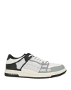 Amiri Man Sneakers Black Size 8 Leather, Textile Fibers In Multi