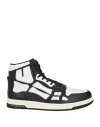 Amiri Man Sneakers White Size 11 Soft Leather In Black