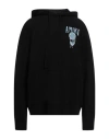 Amiri Crystal Ball Hooded Cashmere-blend Sweatshirt In Black