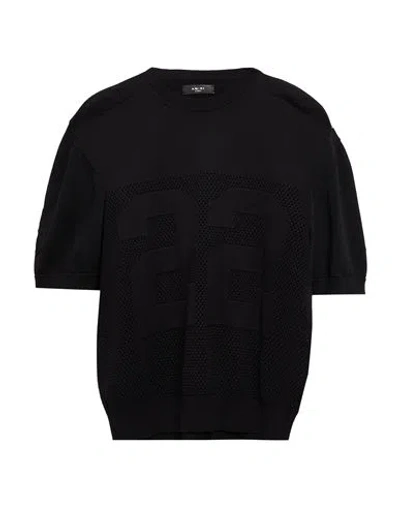 Amiri Man Sweater Black Size L Cotton