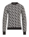 Amiri Man Sweater Dark Brown Size M Cashmere In Black