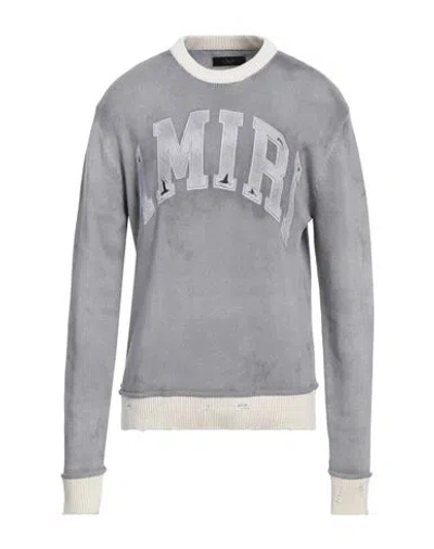Amiri Man Sweater Grey Size M Cashmere