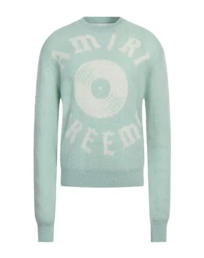 Amiri Man Sweater Light Green Size S Mohair Wool, Polyamide, Alpaca Wool, Wool