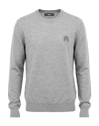 Amiri Man Sweater Light Grey Size Xxl Wool In Gray