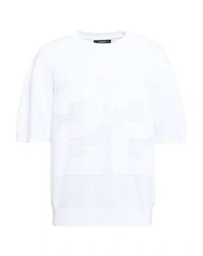 Amiri Man Sweater White Size L Cotton
