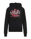 Amiri Man Sweatshirt Black Size L Cotton