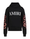 Amiri Man Sweatshirt Black Size L Cotton In Black
