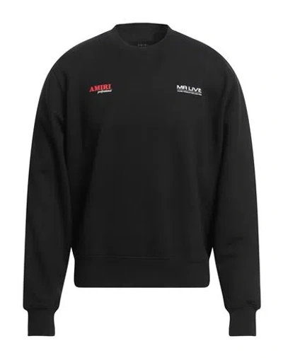 Amiri Man Sweatshirt Black Size L Cotton