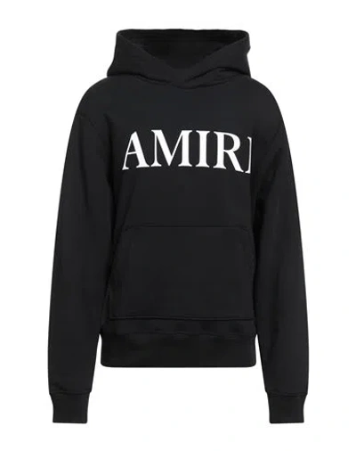 Amiri Man Sweatshirt Black Size L Cotton, Lyocell