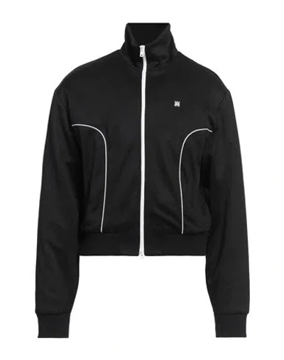 Amiri Man Sweatshirt Black Size L Polyester, Cotton