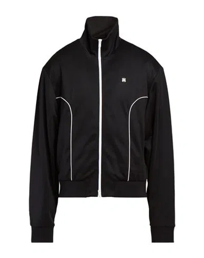 Amiri Man Sweatshirt Black Size L Polyester, Cotton
