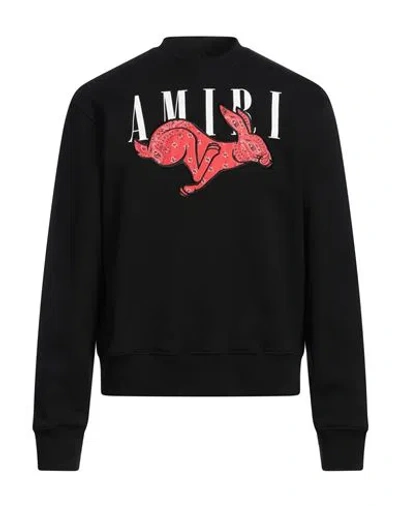 Amiri Man Sweatshirt Black Size M Cotton