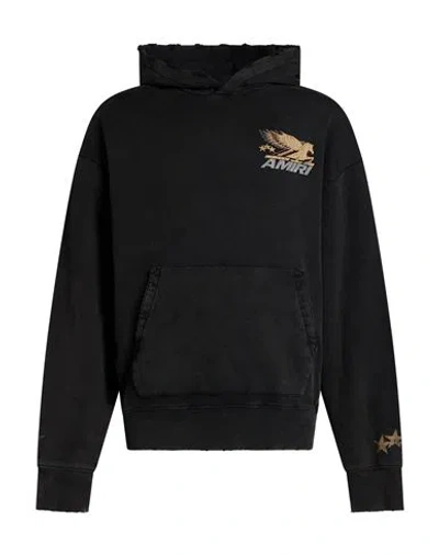Amiri Man Sweatshirt Black Size S Cotton