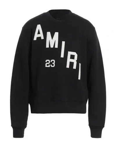 Amiri Man Sweatshirt Black Size S Cotton