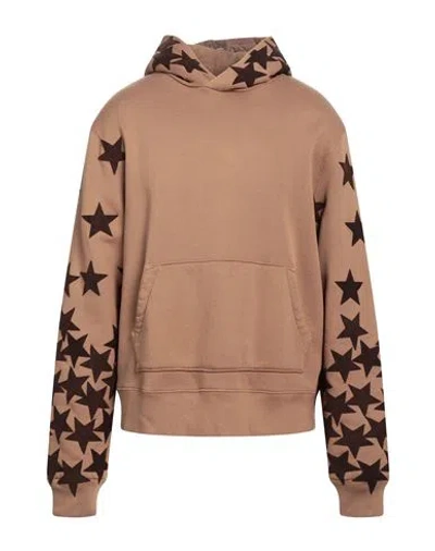 Amiri Man Sweatshirt Camel Size L Cotton In Beige