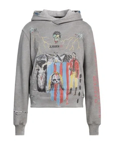 Amiri Man Sweatshirt Grey Size L Cotton