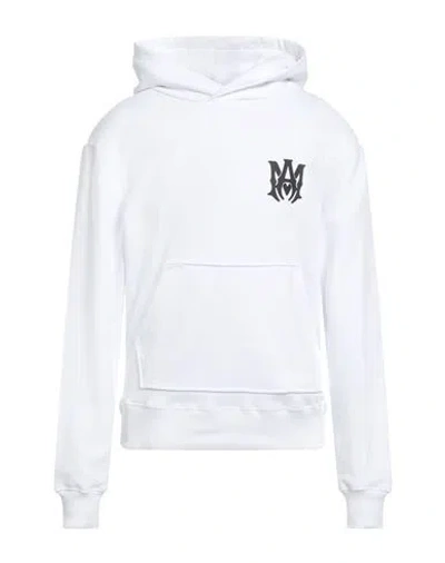Amiri Man Sweatshirt White Size L Cotton, Lyocell
