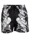 Amiri Man Swim Trunks Black Size Xxl Polyester