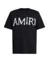Amiri Man T-shirt Black Size L Cotton In Black