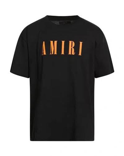 Amiri Man T-shirt Black Size Xl Cotton