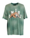 Amiri Man T-shirt Military Green Size Xxxl Cotton