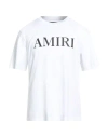 Amiri Man T-shirt White Size M Cotton In White