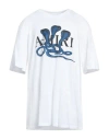 Amiri Man T-shirt White Size L Cotton
