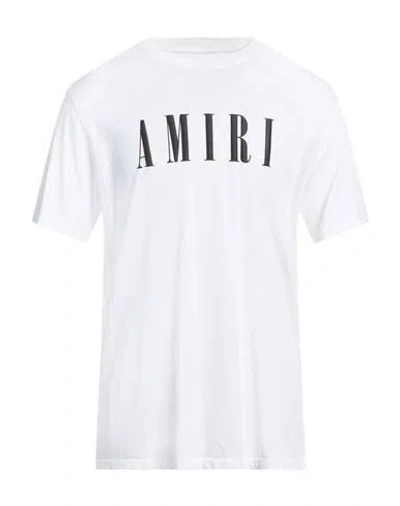 Amiri White Logo Print T-shirt