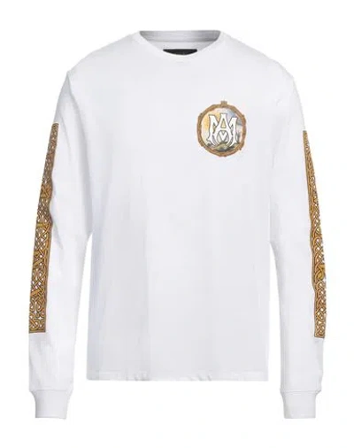 Amiri Man T-shirt White Size L Cotton