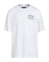 Amiri Man T-shirt White Size S Cotton In White