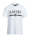Amiri Man T-shirt White Size Xl Cotton In White