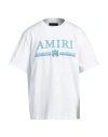 Amiri Man T-shirt White Size Xxxl Cotton In White