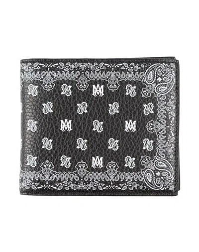 Amiri Man Wallet Black Size - Leather