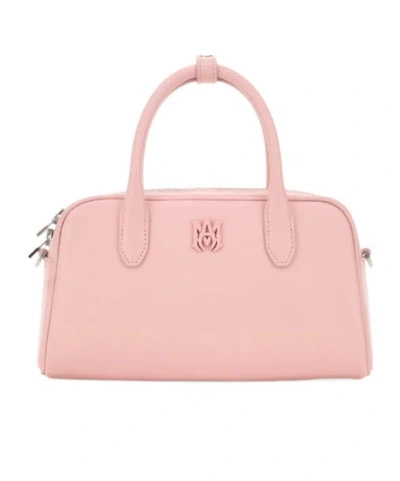 Amiri Ma-plaque Leather Tote Bag In Animal Print