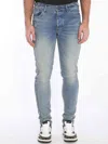 Amiri 3d Bones Skinny Stretch Denim Jeans