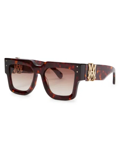 Amiri Men's 57mm Jumbo Ma Logo Sunglasses In Brown