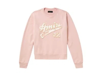 Pre-owned Amiri Men's  22 Crewneck Sweatshirt In Pink