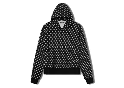 Pre-owned Amiri Men's  All Over Ma Hoodie In Black
