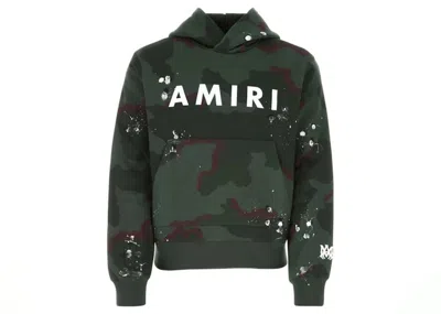 Pre-owned Amiri Men's  Army Core Logo Hooded Sweatshirt In Camo